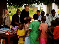 Fr. Barron and children